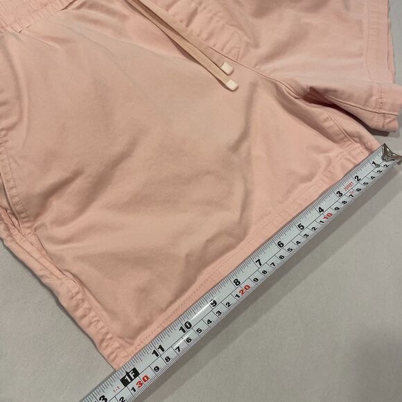 ~ Abercrombie & Fitch L Men's Light Pink Drawstring Shorts Pull-On 5 Pockets 4" - Picture 9 of 12